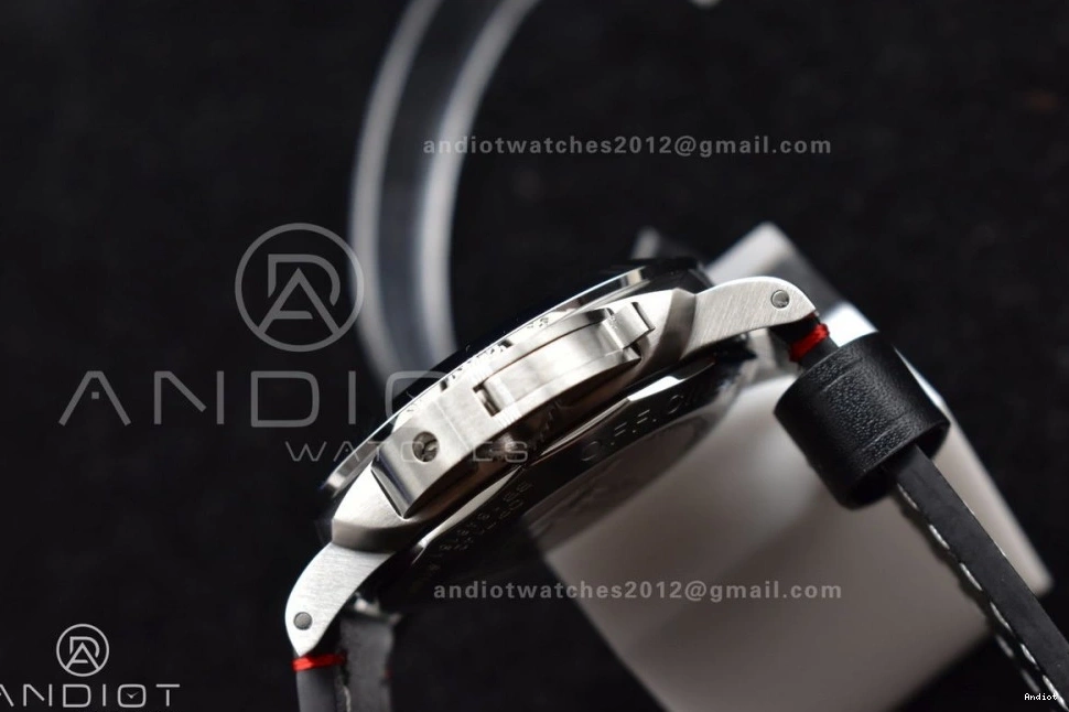 Green PAM732 Dial 999 Brown Edition TTF Strap Dark P  Upgraded Leather 1:1 on Best 0707